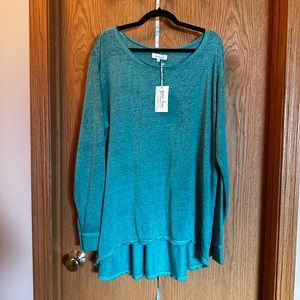 Grace and Lace tunic sweatshirt size X-large, NWT
